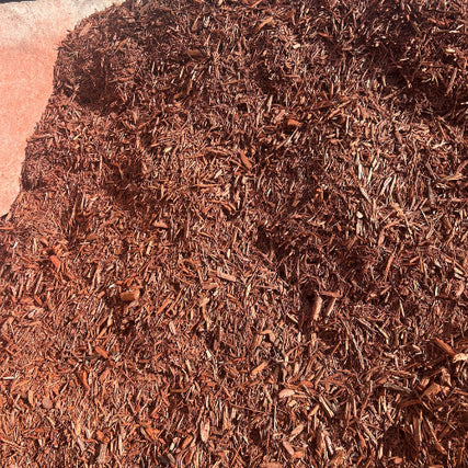 Landscape SuppliesA close-up of red mulch.