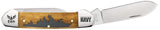 Case U.S. Navy® Antique Bone Canoe