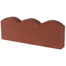 Scallop Concrete Edger, Red, 16-In.