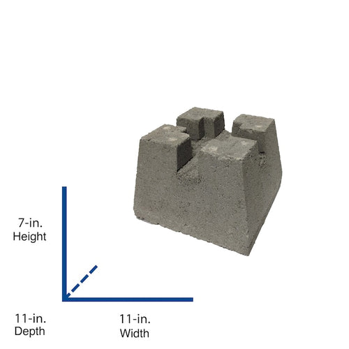 Lowes Block 12x8x12 Beveled Pier