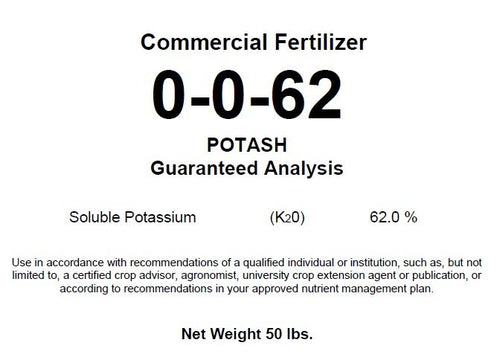 Greener Valley Supply LLC Fertilizer 0-0-62