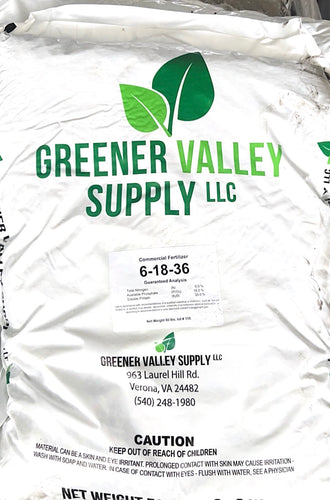 Greener Valley Supply LLC Fertilizer 6-18-36