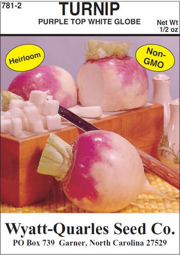 Wyatt-Quarles Seed Company Purple Top White Globe