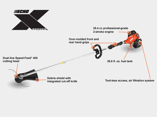 Echo X Series SRM-2620 Powerhead Trimmers & Brushcutters