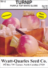 Wyatt-Quarles Seed Company 1/2 Oz. Turnip-Purple Top Wht Globe