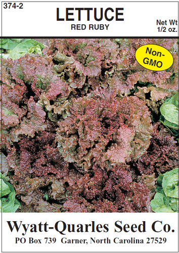 Wyatt-Quarles Seed Company 1/2 Oz. Lettuce - Ruby