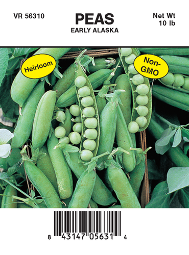 Wyatt-Quarles Seed Company 1/2# Garden Peas - Early Alaska