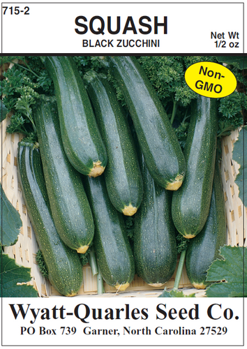 Wyatt-Quarles Seed Company Black Zucchini